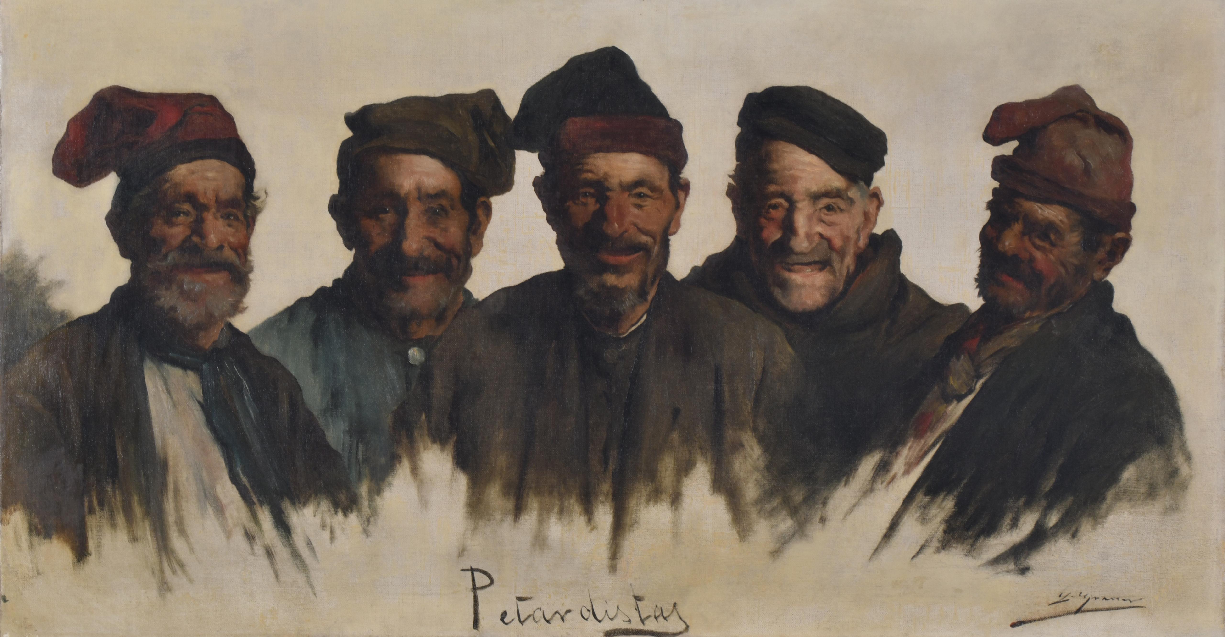 LLUÍS GRANER (1863-1929) "Los Petardistas".