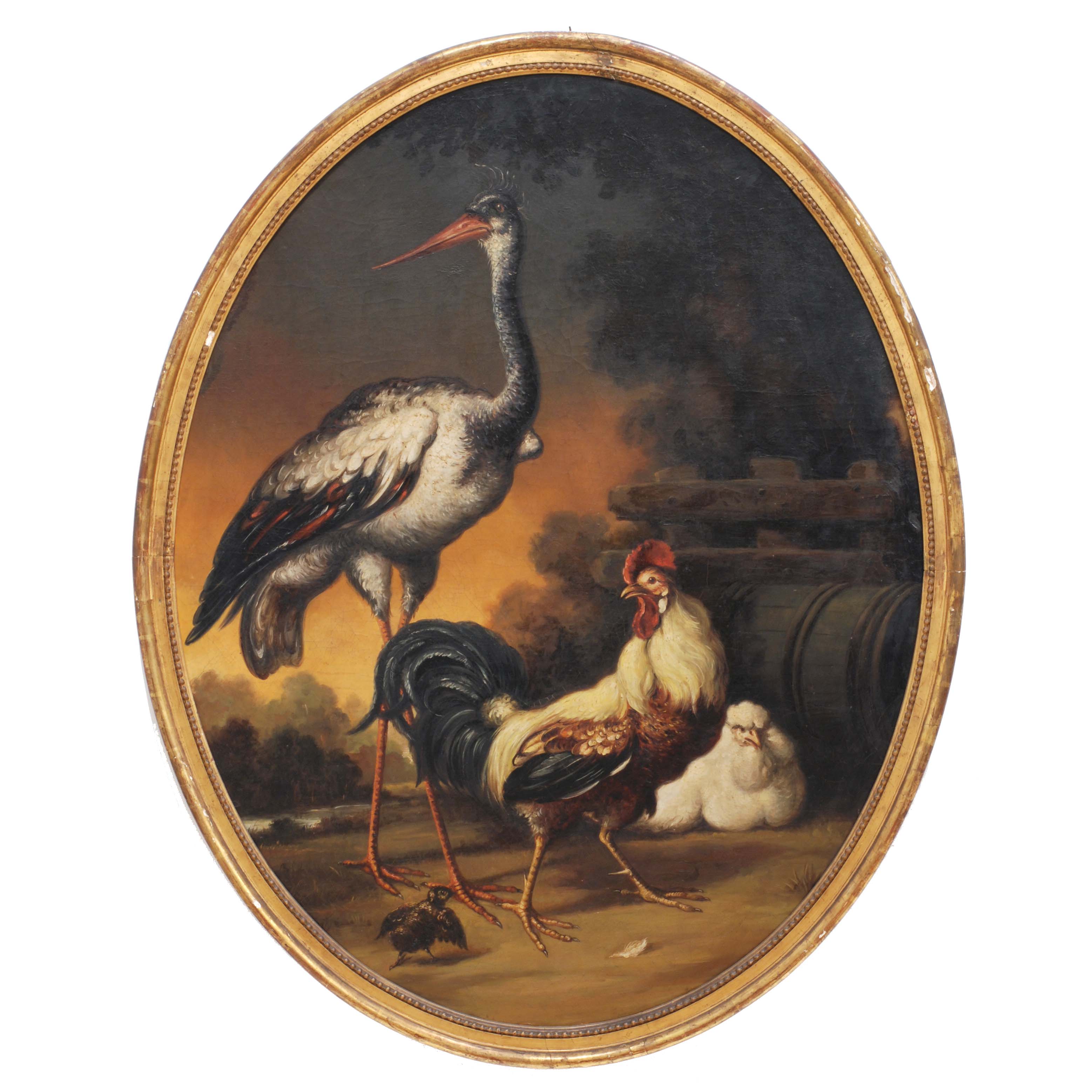 19TH CENTURY CENTRAL-EUROPEAN SCHOOL. Fowls".