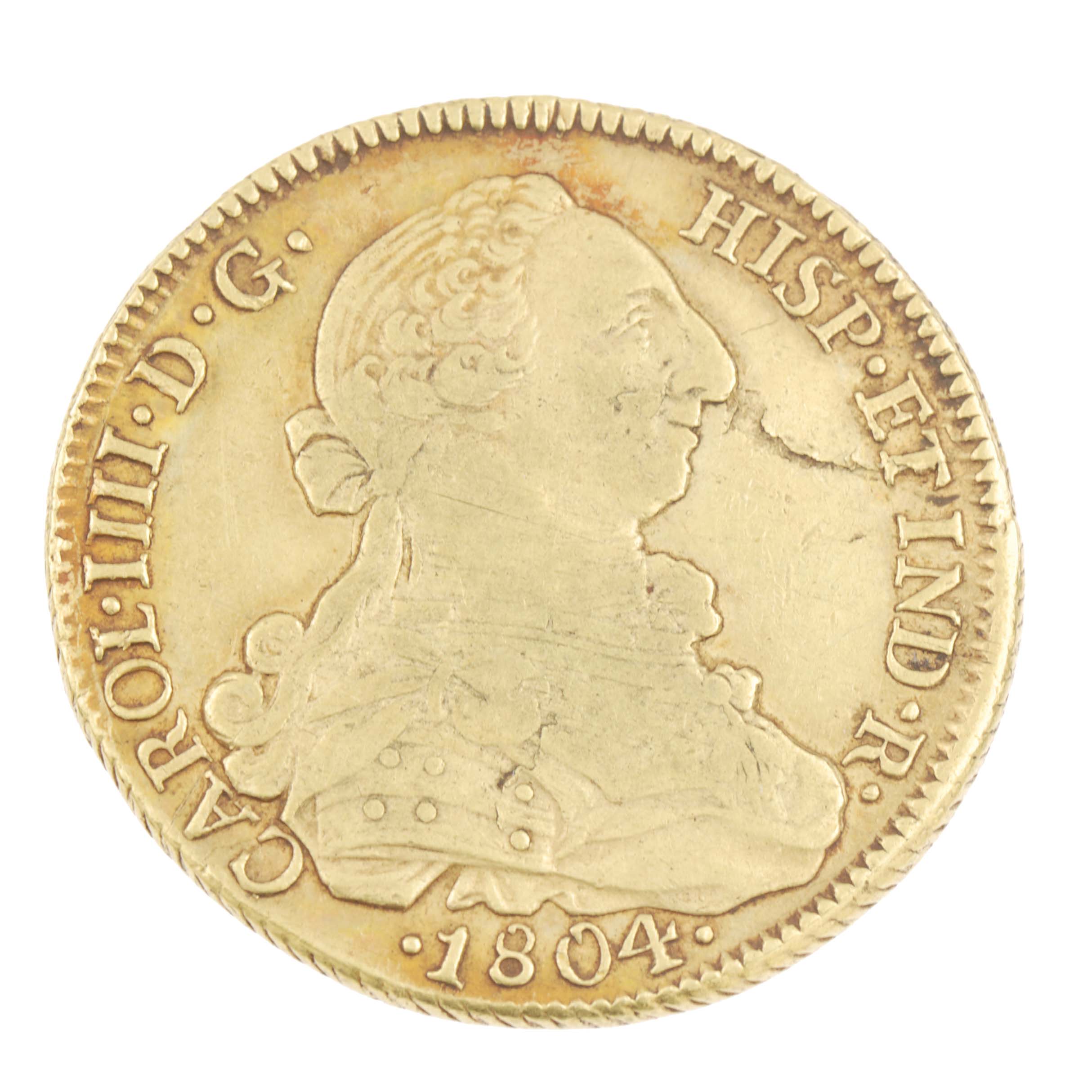 MONEDA DE CARLOS IV, 1804.