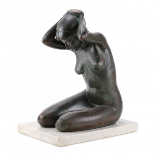 EMILI BONET CASANOVA (AMPOSTA, TARRAGONA, 1929)"Tocat".Bronce