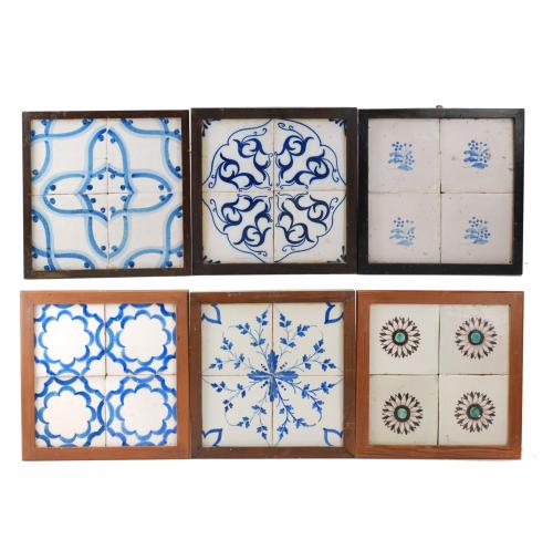 AZULEJOS CATALANES "DE MOSTRA", SIGLO XIX.