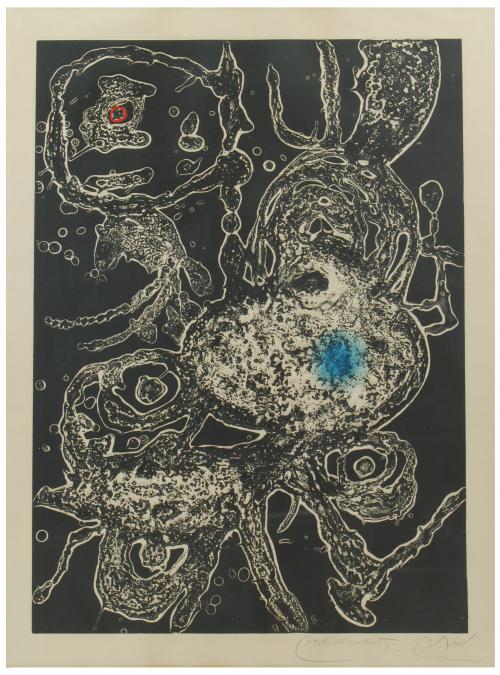 JOAN MIRÓ (1893-1983). "Homenaje".