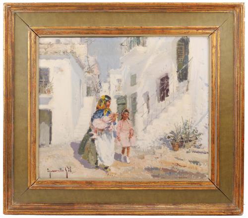 IGNACIO GIL (1913-2003) Gitanas.