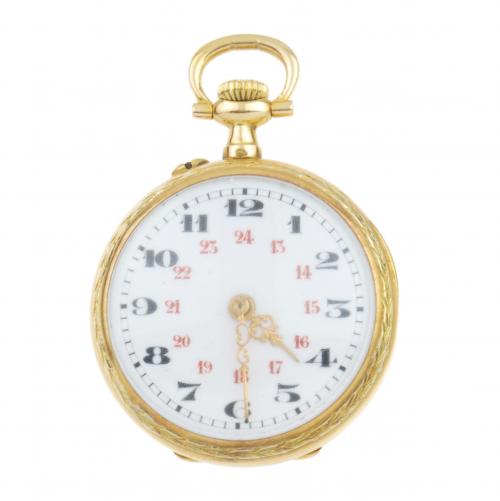 RELOJ DE BOLSILLO EN ORO.