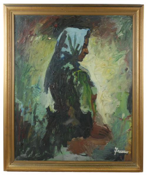 JOSEP TRUCO PRAT (1923)"Gitana húngara"Óleo sobre lienzo