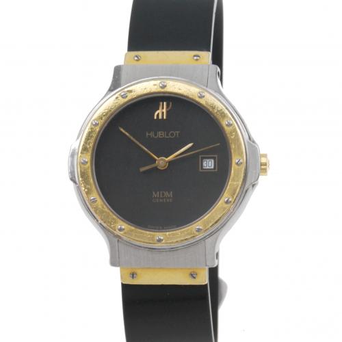 HUBLOT "CLASSIC", RELOJ DE PULSERA DE SEÑORA EN ACERO Y ORO.