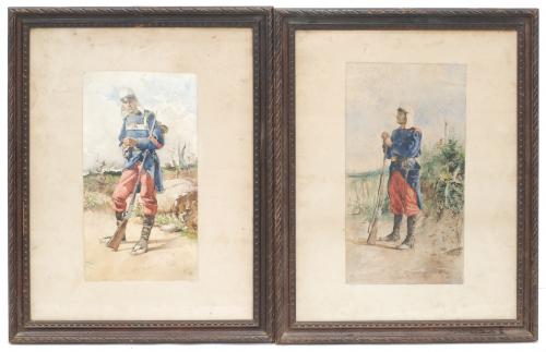 MARIANO BARBASAN Y LAGUERUELA (1864-1924)"Militares"