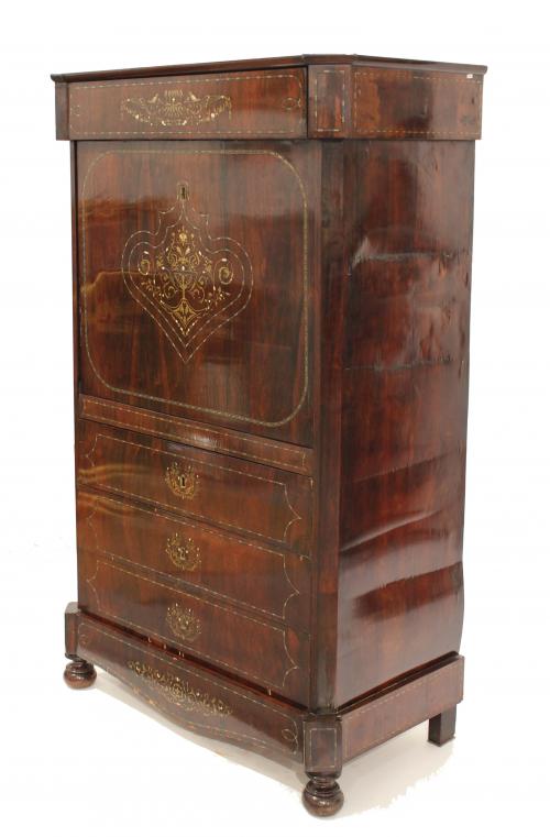 SPANISH WRITING CABINET, MIDDLE OF THE 19TH CENTURY