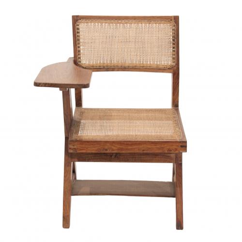 PIERRE JEANNERET (GINEBRA, SUIZA, 1896-1967)Silla escritorio para estudiantes, circa 1955.