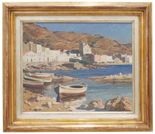 JOSEP PUIGDENGOLAS BARELLA (1906-1987) "Port de la Selva".