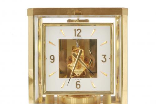 SWISS MANTLE CLOCK, JAEGER LE COULTRE "ATMOS", MID-TWENTIET