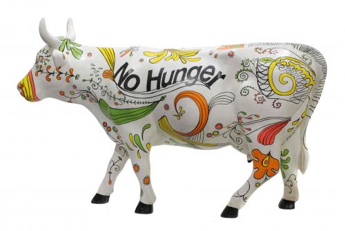 MARIANO OBIOLS DELGADO (c.1860-1911) Cow "No Hunger".