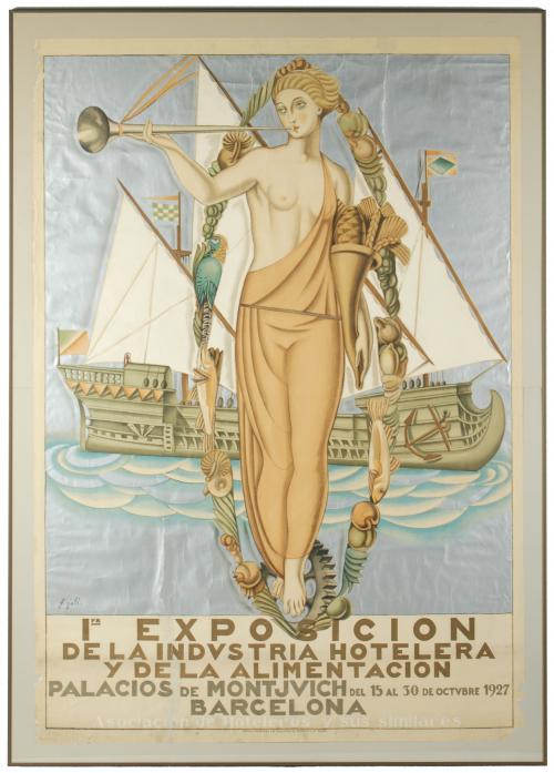 ESCUELA CATALANA, SIGLO XX. "Iª Exposición de la Indústria hotelera y de la alimentación del 1927".