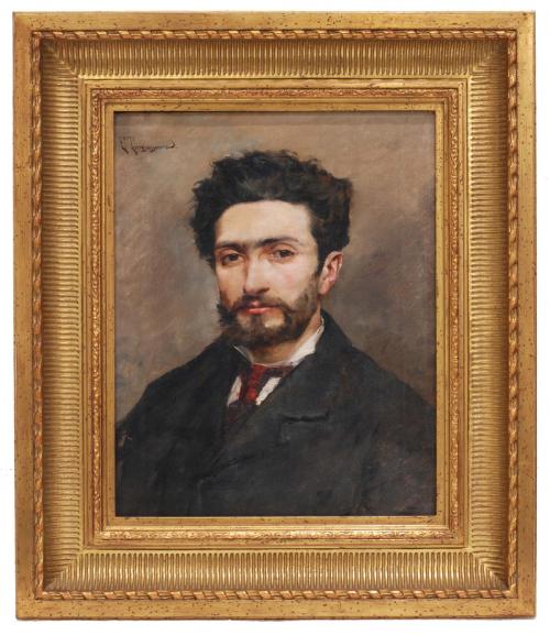 FRANCESC TORRESCASSANA (1845-1918) Retrato de caballero.