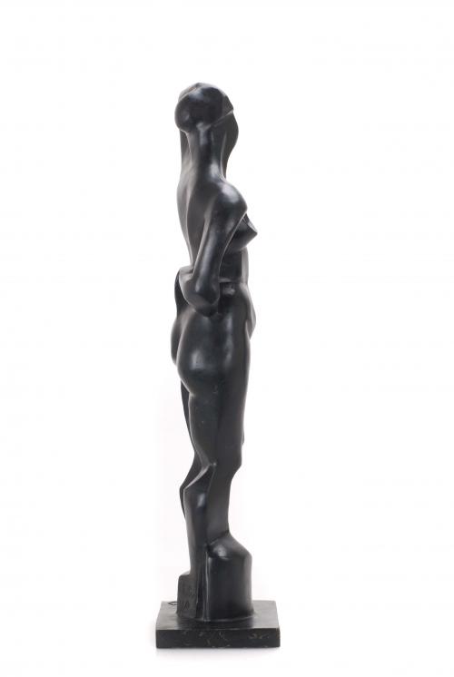 KATARZYNA KOBRO (1898-1951), Desnudo femenino., Bronce de p