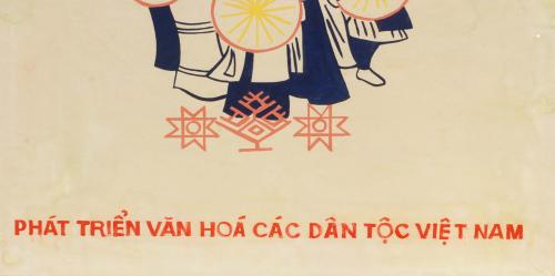 CARTEL REVOLUCIONARIO VIETNAMITA. , "Promovemos la cultura