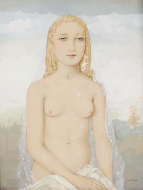 ENRIQUE OCHOA (1891-1978). "Desnudo Femenino".