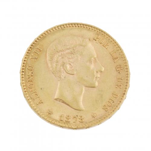 MONEDA DE ALFONSO XII, 1878.