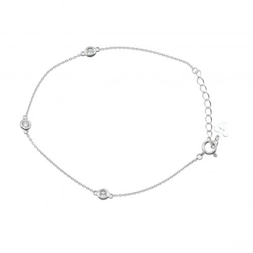 PULSERA CON TRES DIAMANTES.