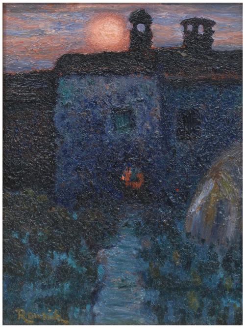 NICOLÁS RAURICH (1871-1945). "Crepúsculo".