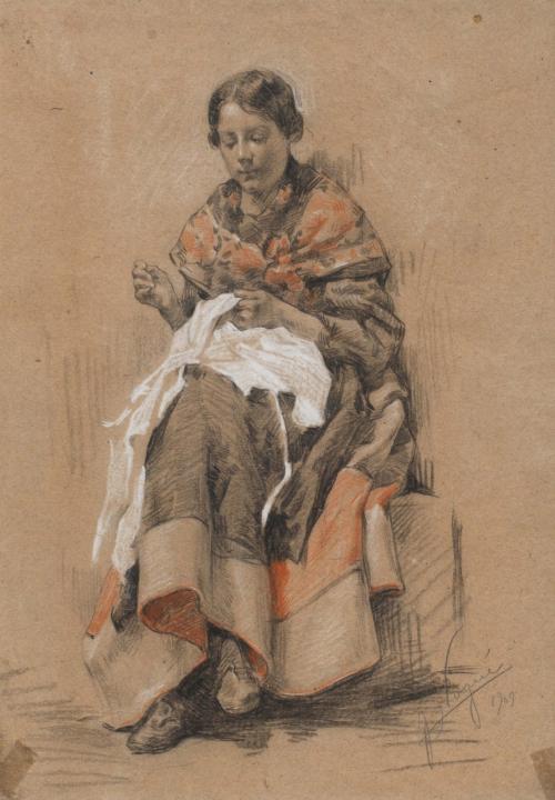 JOSÉ NOGUE MASSO (1880-1973). Par of drawings.