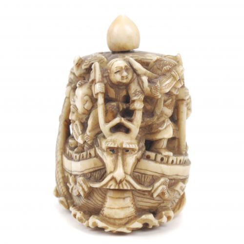 ESCUELA JAPONESA. PERÍODO MEIJI, FINALES SIGLO XIX. Netsuke.