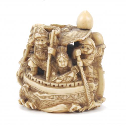 ESCUELA JAPONESA. PERÍODO MEIJI, FINALES SIGLO XIX. Netsuke.