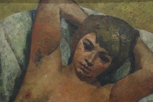 JOSEP MARIA MALLOL SUAZO (1910-1986) "Female nude".