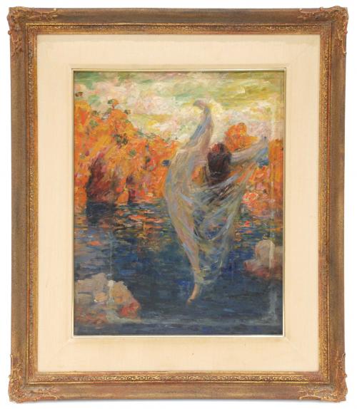 PERE ISERN ALIÉ (1875/76-1946). "Ballarina sobre l'aigua"