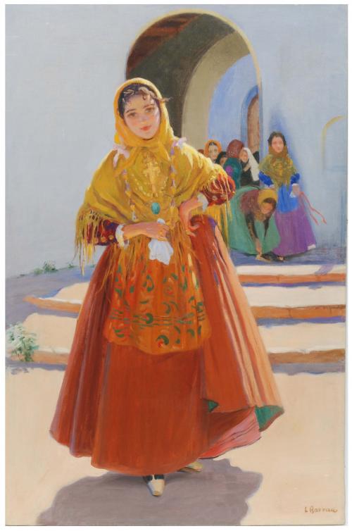 LAUREÀ BARRAU BUÑOL (1864-1957). "Joven ibicenca".