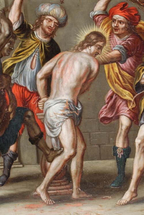 PEETER SION (1624-1695). "Flagellation of Christ".