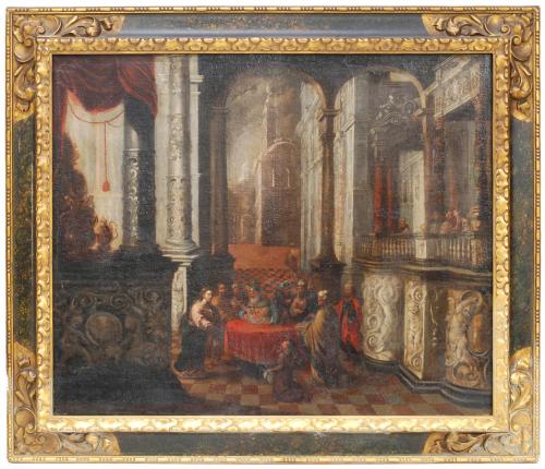 17TH-18TH CENTURY ITALIAN SCHOOL "Presentation of Jesus at