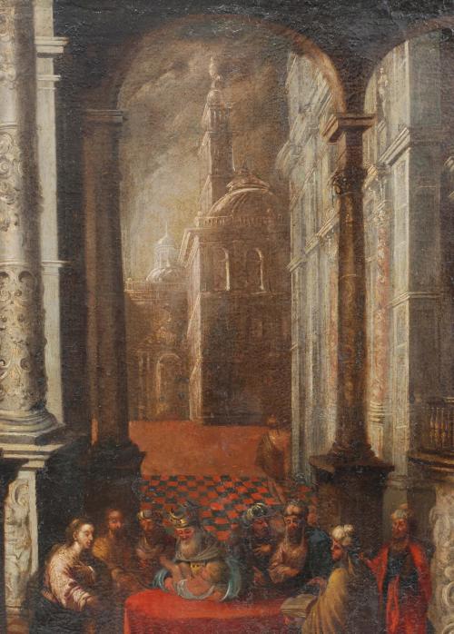 17TH-18TH CENTURY ITALIAN SCHOOL "Presentation of Jesus at