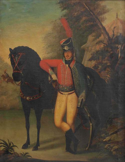 LORENZO BARRUTIA (active ca. 1790-1840). "Military".