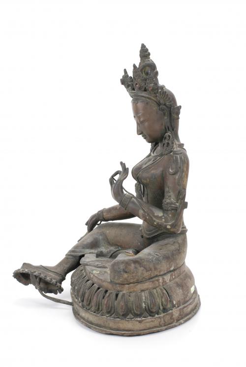 SINO TIBETAN  FIGURE OF TARA, 20TH CENTURY