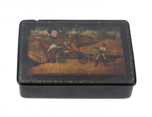 TWO RUSSIAN BOXES, 19TH CENTURY. 