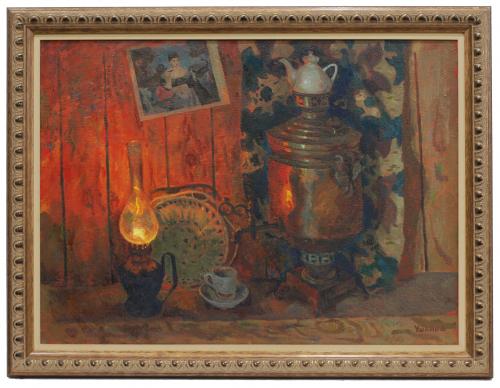 USCHANOV (RUSSIA, 20TH CENTURY). "STILL LIFE".