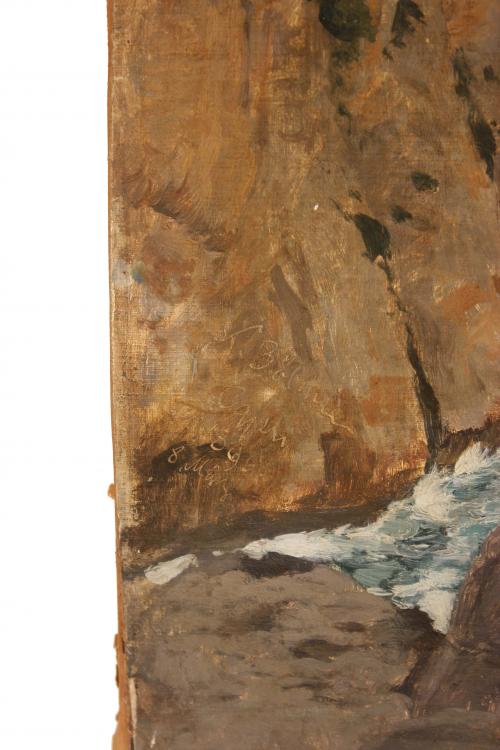 KARL BÖHME (1866-1939) "Cliff".