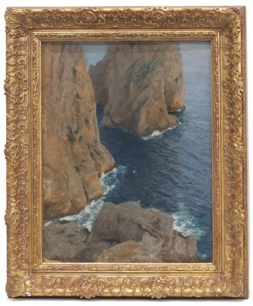 KARL BÖHME (1866-1939) "Cliff".