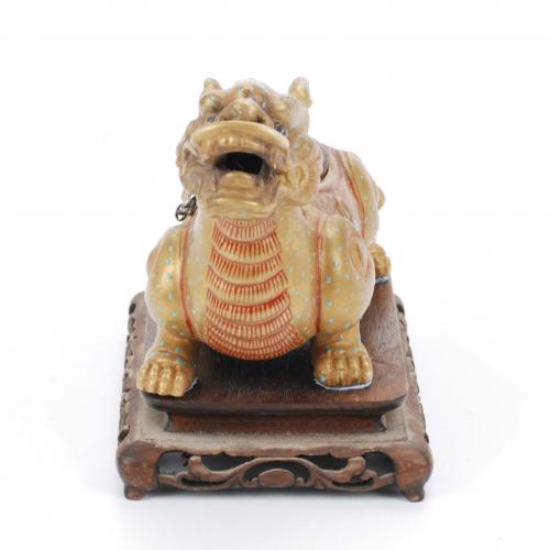 CHINESE INCENSE BURNER IN FORM OF CHIMERA, 19TH - 20TH CENT