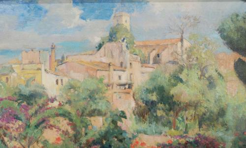 OLEGUER JUNYENT SANS (1876-1958). "ESPLUGUES", 1938.