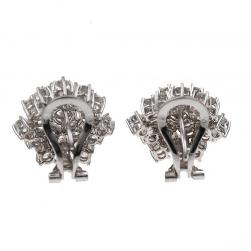 DIAMOND HALO EARRINGS 