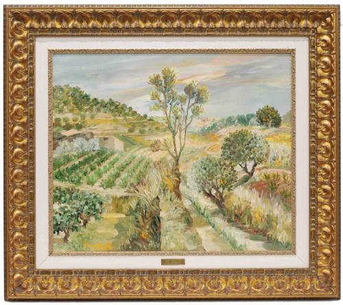 Oil on canvas.Signed and dated on the lower left corner, 1995. 53 x 64 cm. and 80 x 90,5 cm. (frame).