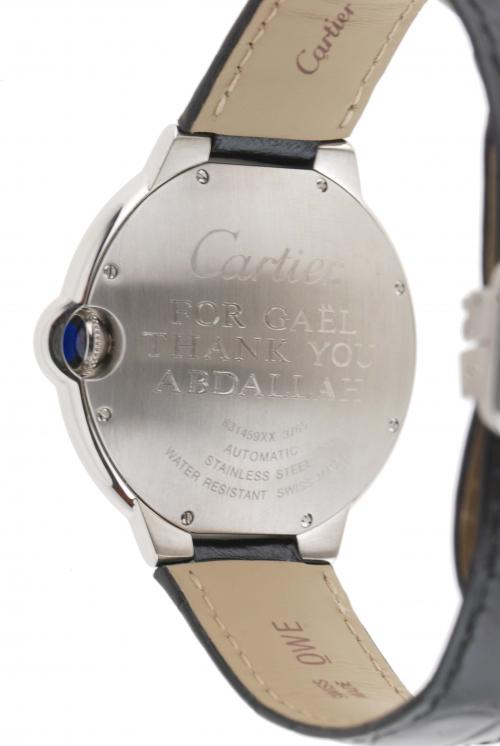 CARTIER. BALLON BLEU. GENTLEMAN&#39;S WRISTWATCH