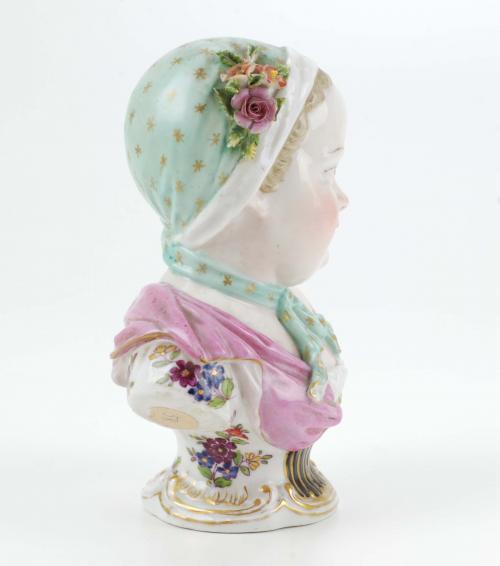 MEISSEN. "BUST OF PRINCESS MARIE ZEPHIRINE OF BOURBON". SEC