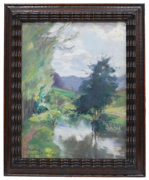 AGAPITO CASAS ABARCA (1874-1964). "PAISAJE".