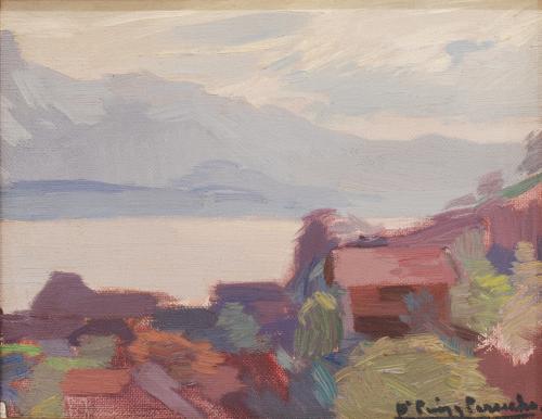 BONAVENTURA PUIG I PERUCHO (1886-1977). "PUEBLO".