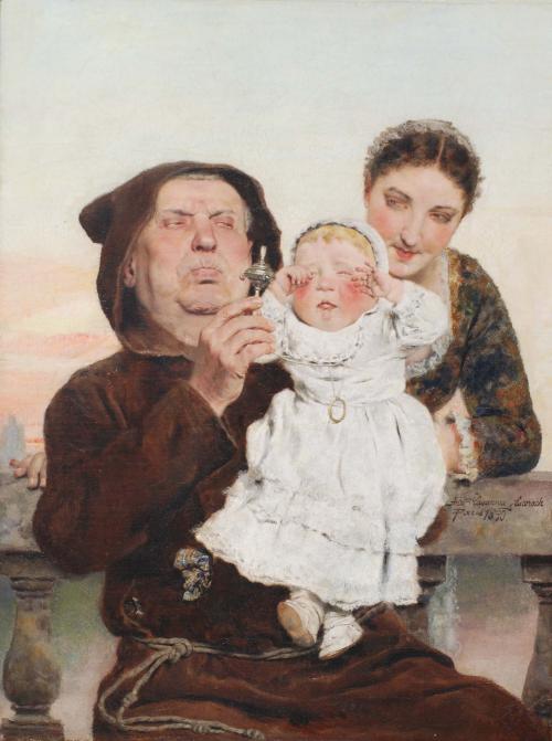 ANTONIO CASANOVA Y ESTORACH (1847-1896). "NIÑO LLORANDO".