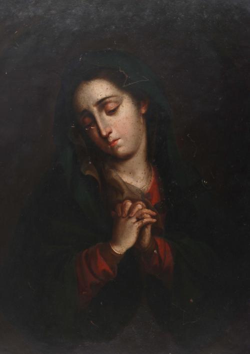 JOAQUÍN GUTIÉRREZ (ca.1730-ca.1800). "DOLOROSA", 1783.