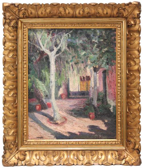 CASIMIR MARTÍNEZ TARRASSÓ (1898-1980). "JARDÍN DE CASA DEL ARTISTA".